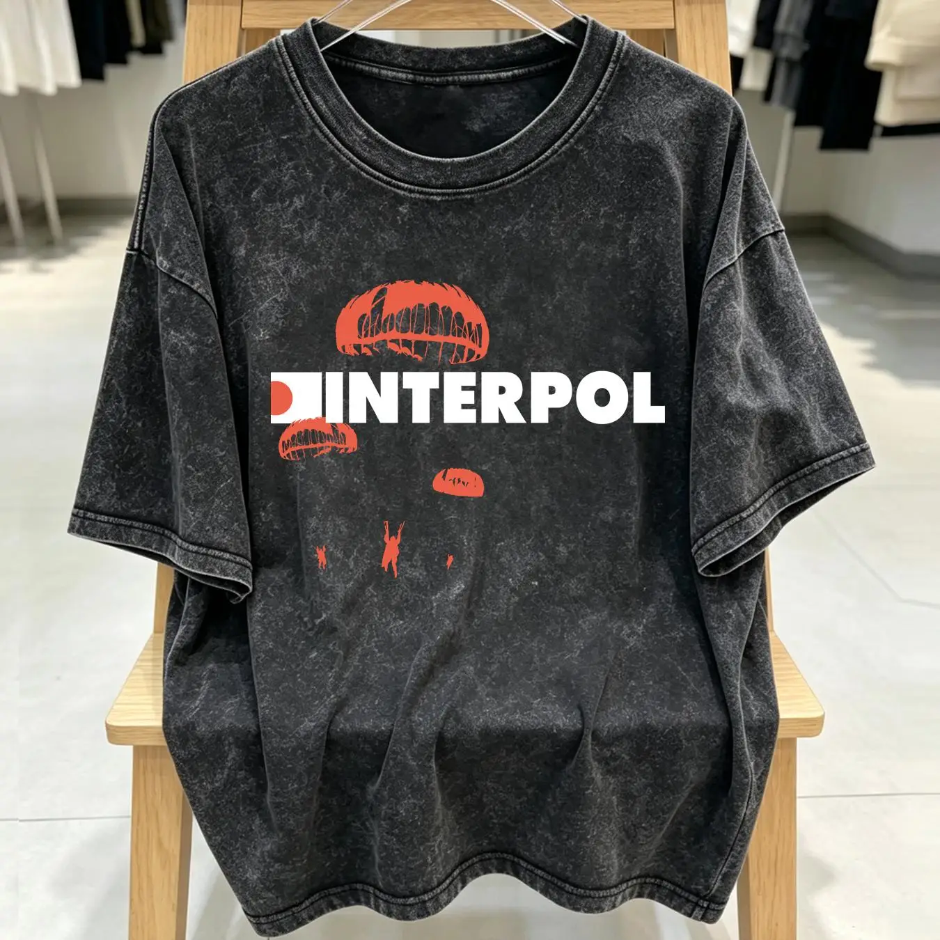 gewassen T-shirt Interpol band - Streetwear Brand Vintage recensie en prijs