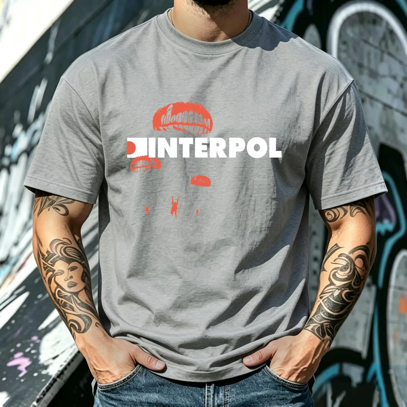 gewassen T-shirt Interpol band - Streetwear Brand Vintage recensie en prijs